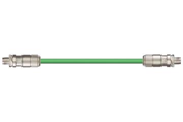 Harnessed Profinet Cables, PUR, connector A: Telegärtner M12 x-coded, connector B: Telegärtner M12 x-coded