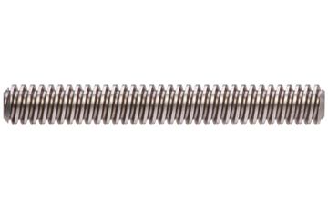 drylin® trapezoidal lead screw, left-hand thread, C15 1.0401 steel