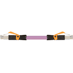 Industrial Ethernet/CAT5 cables, PVC, connector A: RJ45 straight, connector B: RJ45 straight, 12.5xd