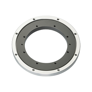 iglidur® slewing ring, PRT-04 standard with spacer mounting ring, aluminium body, sliding elements made of iglidur® J