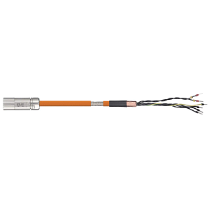 readycable® servo cable suitable for NUM AGOFRU018Mxxx, base cable, iguPUR 15 x d