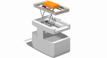 DTS with iglidur® plain bearings in the scissor lift