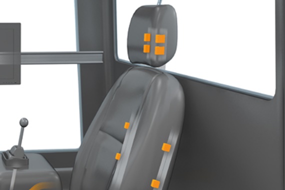 drylin linear guides for ergonomically adjustable driver's seat