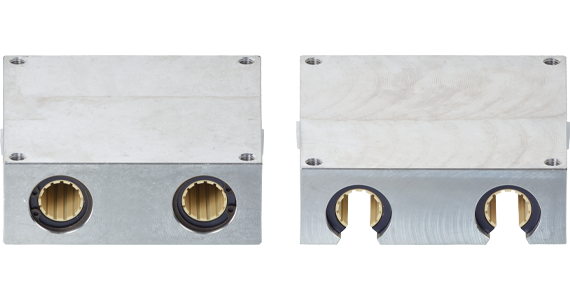 drylin® R quad block for linear applications