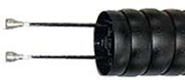 Pull-back mechanism with integrated fibreglass rods